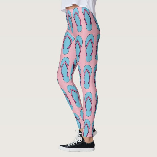 Beach Flip Flops Leggings (Links)