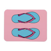 Beach Flip Flops Magnet (Horizontal)