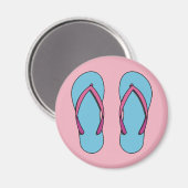 Beach Flip Flops Magnet (Vorderseite/Rückseite)