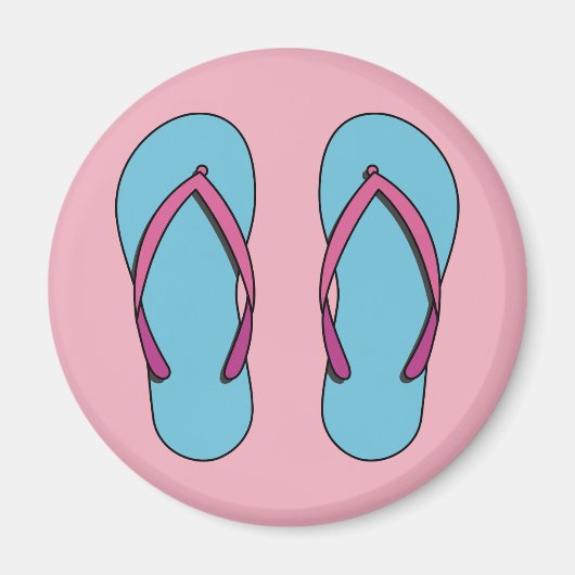 Beach Flip Flops Magnet (Vorne)