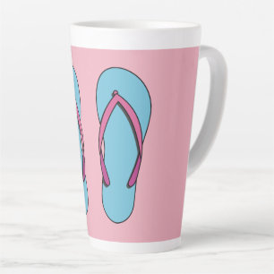 Beach Flip Flops Milchtasse