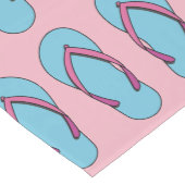 Beach Flip Flops Mittelgroßer Tischläufer (Ecke)