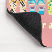 Beach Flip Flops Mousepad (Ecke)
