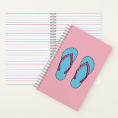 Beach Flip Flops Notizblock (Innen)