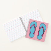 Beach Flip Flops Notizblock (Innenseite)