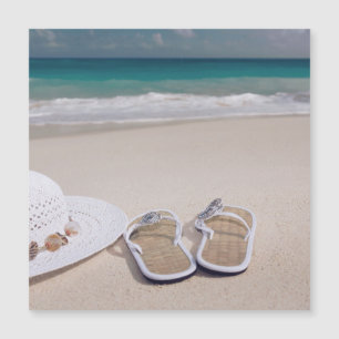 Beach Flip Flops ,Ocean Magnetic Card Magnetkarte