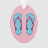 Beach Flip Flops Ornament (Vorderseite)