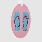 Beach Flip Flops Ornament (Vorderseite)