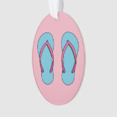 Beach Flip Flops Ornament (Vorderseite)