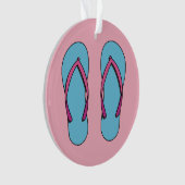 Beach Flip Flops Ornament (Vorderseite)