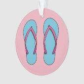 Beach Flip Flops Ornament (Vorderseite)