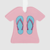 Beach Flip Flops Ornament (Vorderseite)