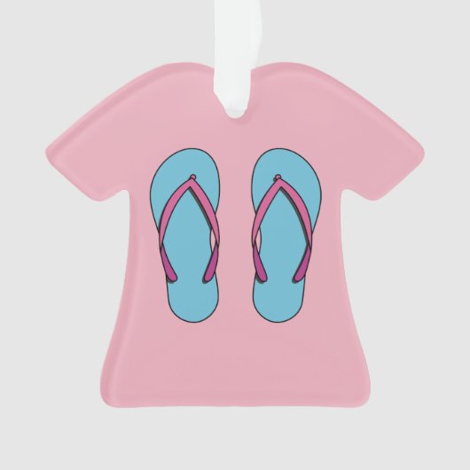 Beach Flip Flops Ornament (Vorderseite)