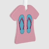 Beach Flip Flops Ornament (Vorderseite)