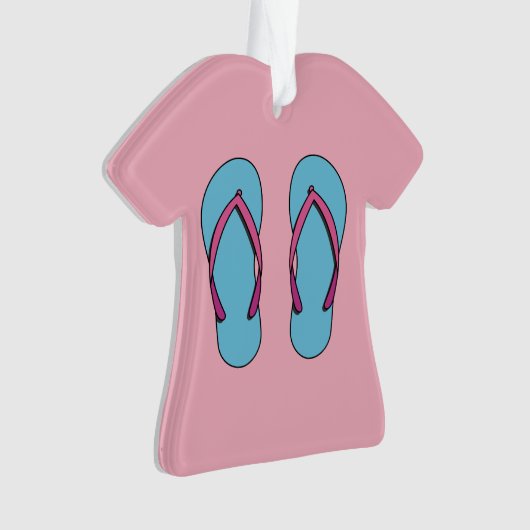 Beach Flip Flops Ornament (Vorderseite)