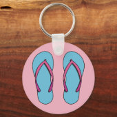 Beach Flip Flops Schlüsselanhänger (Vorderseite)