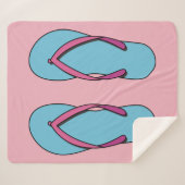 Beach Flip Flops Sherpadecke (Vorderseite (Horizontal))