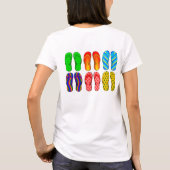 Beach Flip Flops T-Shirt (Rückseite)