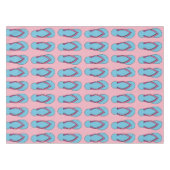 Beach Flip Flops Tischdecke (Vorderseite (Horizontal))