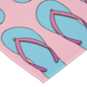 Beach Flip Flops Tischdecke (Schrägansicht)