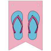 Beach Flip Flops Wimpelkette (Erste Fahne)