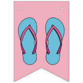 Beach Flip Flops Wimpelkette (Dritte Fahne)