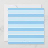 Beach Floral Arbor Hochzeitseinladung Einladung (Rückseite)