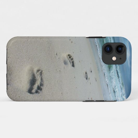 Beach Footprints Case-Mate iPhone Hülle (Rückseite (Horizontal))
