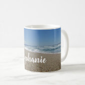 Beach Foto Blue Sky Surf Sand Pazifik Küste Kaffeetasse (VorderseiteRechts)