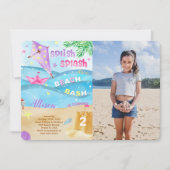 Beach Foto Einladungen (Vorderseite)