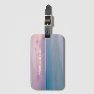 Beach-Foto-Geschenk mit Reiseangebot Gepäckanhänger