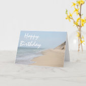 Beach Foto Karte (Gelbe Blume)