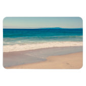 Beach Foto Ocean Blue Landschaftlich Magnet (Horizontal)