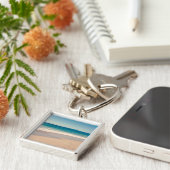 Beach Foto Ocean Blue Landschaftlich Schlüsselanhänger (Seite)