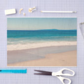 Beach Foto Ocean Blue Landschaftlich Seidenpapier (Handwerk)