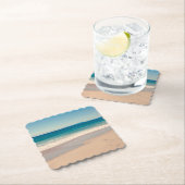 Beach Foto Ocean Blue Landschaftlich Untersetzer (Vor Ort)