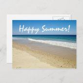 Beach Foto Postkarte (Vorne/Hinten)