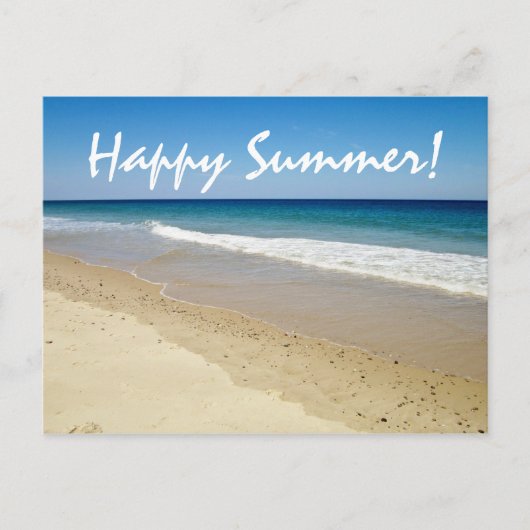 Beach Foto Postkarte (Vorderseite)