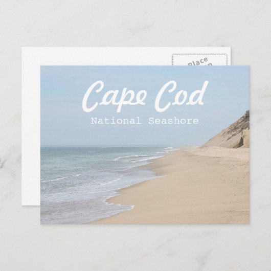 Beach Foto Postkarte (Vorne/Hinten)