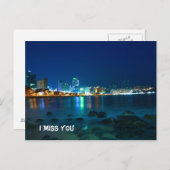 Beach Foto Postkarte (Vorne/Hinten)