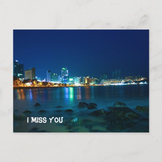 Beach Foto Postkarte (Vorderseite)