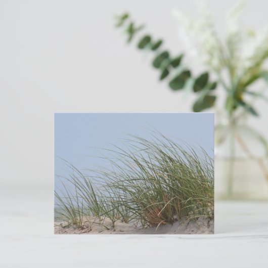 Beach Foto Postkarte (Stehend Vorderseite)