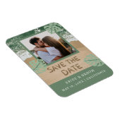 Beach Foto Save the Date Einladung Magnet (Rechte Seite)