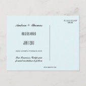 Beach Foto Save the Date Postkarte (Rückseite)