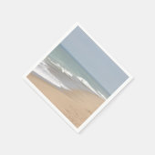 Beach Foto Serviette (Ecke)