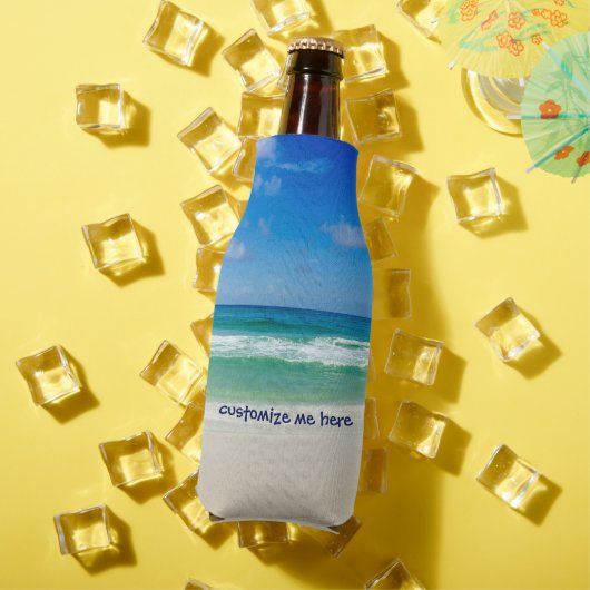 Beach Fotografie Schöne Custom Tropical Island Flaschenkühler (In Situ Sommer)