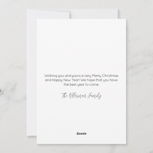 Beach Frohe Weihnachten (Rückseite)