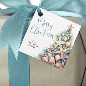 Beach Frohe Weihnachten Geschenkanhänger