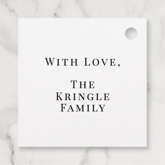 Beach Frohe Weihnachtsgeschenk Geschenkanhänger (Rückseite)