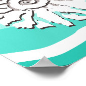 Beach Fun 5 Foto Collage Poster (Ecke)